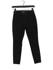 Next Women's Jeans UK 8 Black Cotton with Elastane, Polyester Skinny