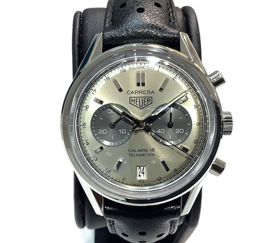 TAG Heuer CARRERA Heritage 'Glassbox' S/Steel 39mm Chronograph CAR221A