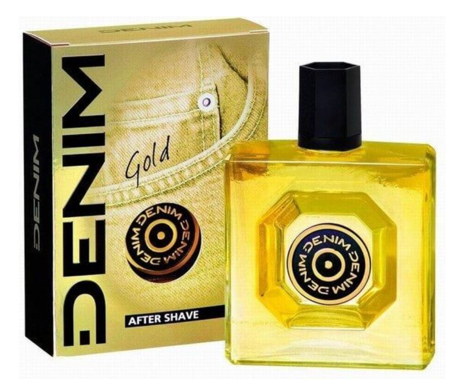 Denim GOLD Aftershave Lotion for men 100ml boxed Lavender + Bergamot
