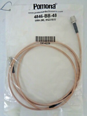 POMONA, 4846-BB-48, SMA (M) RG316/U Cable  (I3)