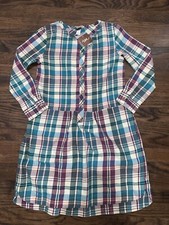 Nwt Tea Collection Cosmic purple Plaid Dress size 8