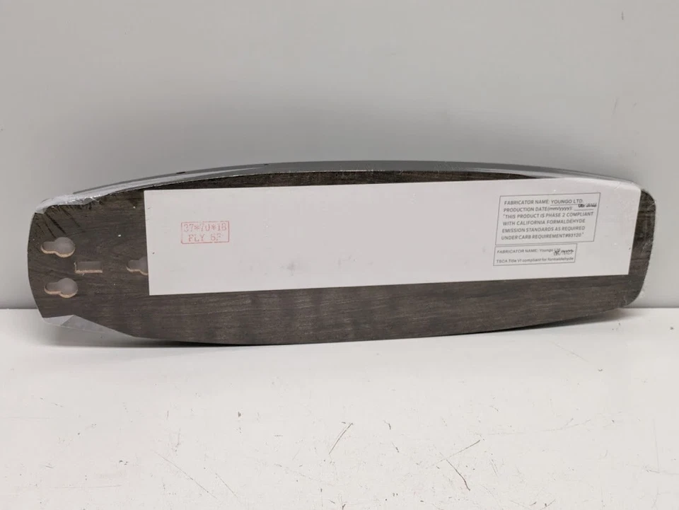 FOR PARTS ONLY - Blade - Home Decorator Parkridge 52" Natural Iron Ceiling Fan - Image 3 of 4