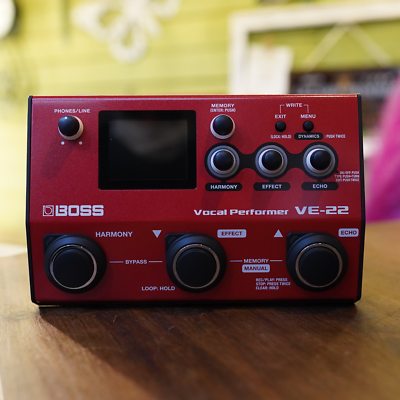 Boss VE-22 Vocal Effects and Looper Pedal Guitar | eBay