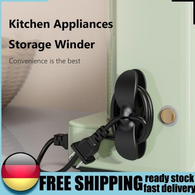 Wire Cable Organizer Management Clips Adhesive Cord Storage Wrapper Winder
