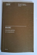 IBM BASIC Programming French Book Hardware Re...
