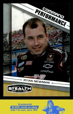 2010 Press Pass Stealth Command Performance Ryan Newman    #78