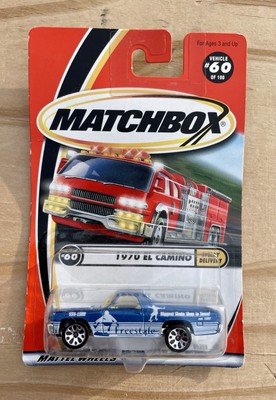2000 Mattel Matchbox 1970 El Camino #60 Freestyle (Special Delivery) Blue - New