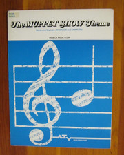 The Muppet Show Theme Henson/Pottle 1978 Sheet Music