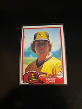 Randy Jones 1981 Topps baseball card NRMT-MT Padres 458 PWE