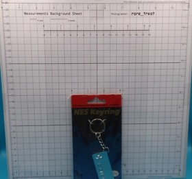 Nintendo Entertainment System NES 3D Chrome Metal Controller Keyring by Paladone