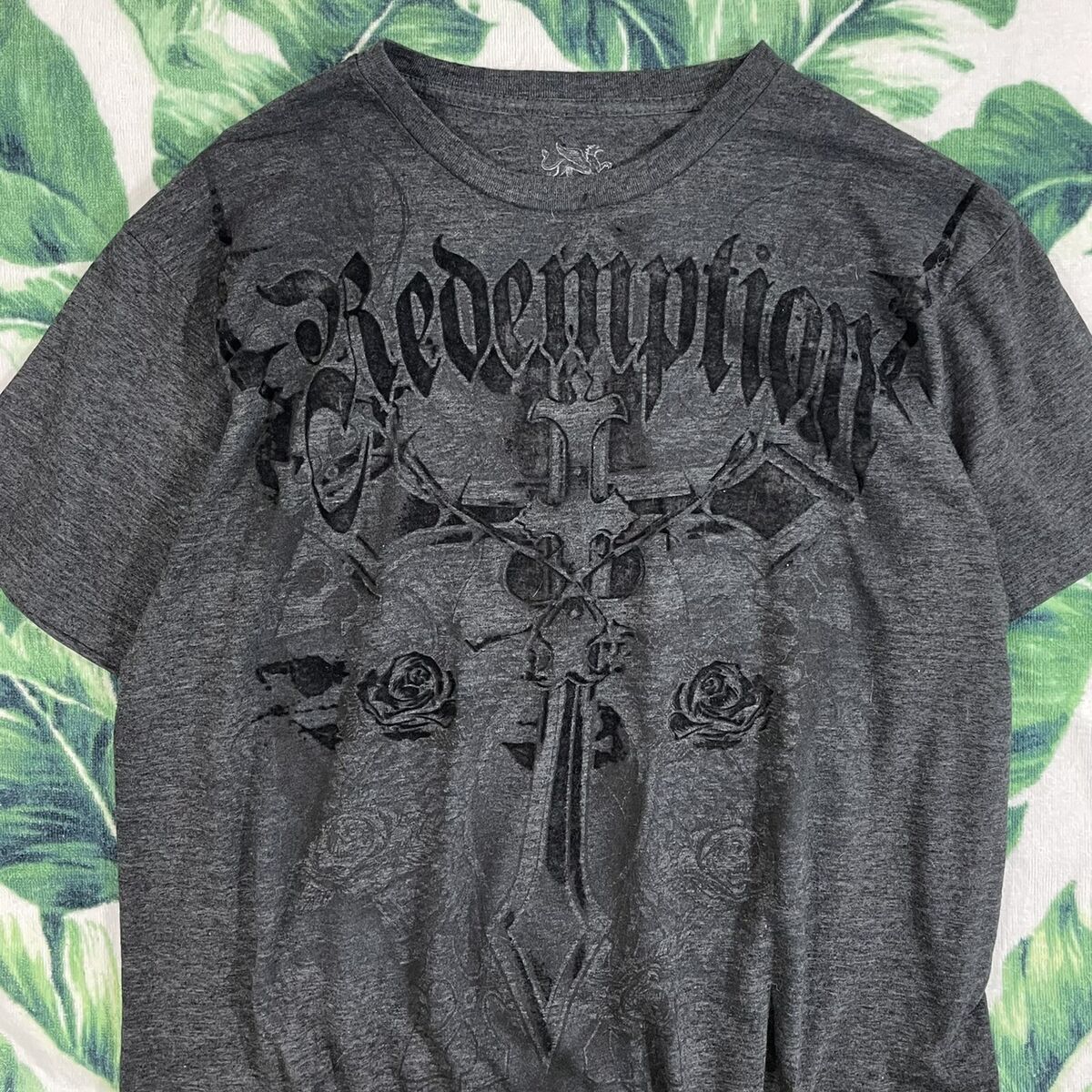 Vintage 90s Y2K Redemption Cross Mall Goth T Shirt Grunge Vintage 90s Y2K Redemption Cross Mall Goth T Shirt Grunge