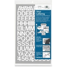 Chartpak 3/4-inch White Stick-on Vinyl Letters & Numbers (01026), 1 PACK