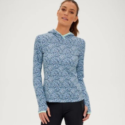 Zero Restrictions Jae Hoodie Lightweight Women's XS Mariner Stretch Athleisure