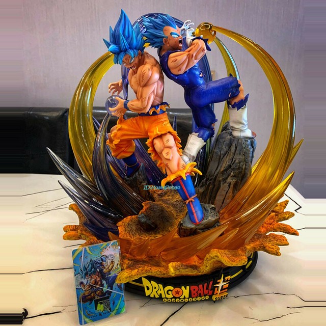 F4 Studio Blue Son Goku Blue Begeta Resin Figurine Statue Dragon Ball Z