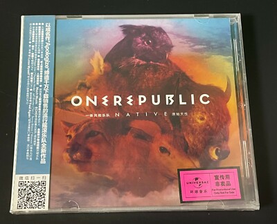 OneRepublic Native China First Edition CD Promo Sticker Sealed