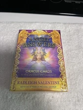 Preowned Angel Answers Oracle Cards - 44 Card Deck & Guidebook Doreen Virtue 