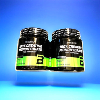 (28,90 /kg)Biotech USA 100% Creatine  Monohydrate 2x500g Dose