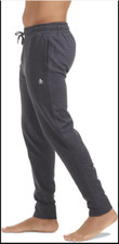 Original Penguin Men's Fleece Jogger Pants Large Blue Cotton Poly Logo India New