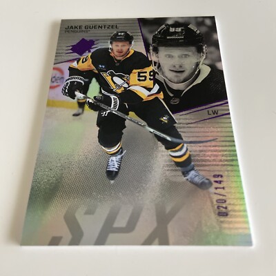 NHL Card-Jake Guentzel-Lila xxx/149-SPx 2022-23-Penguins