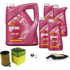 MANN Inspektionspaket 9L MANNOL Diesel TDI 5W-30 f�r BMW 6 Gran Coupe 650i