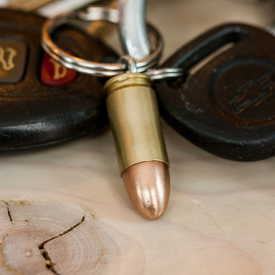 9mm Bullet Key Chains - Handmade in USA