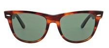 Vintage RAY-BAN B L Wayfarer II 2 54mm Brown Havana Sunglasses USA Excellent A