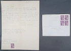 MayfairStamps Denmark FDC 1941 Block Mother & Child to Niles MI Letter & First D