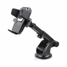Universal Phone Retractable Car Holder - Black