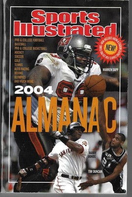 SPORTS ILLUSTRATED 2004 ALMANAC TIM DUNCAN BARRY BONDS WARREN SHARP MLB NBA NEW