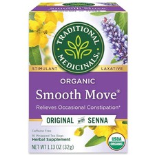 Traditional Medicinals Tea, Organic Smooth Move, Relieves Occasional Constipatio