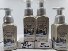 Bath  Body Works Snowflakes  Cashmere 4 PACK HAND SOAP 10oz.