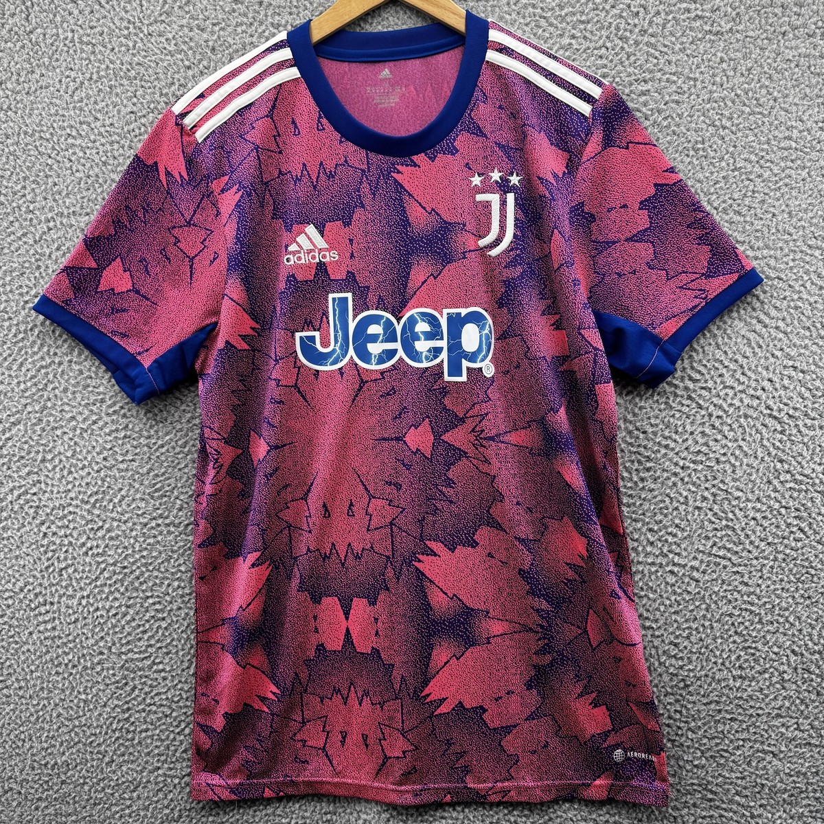 Juventus 長袖シャツ ネイビー/ピンク　ユベントス　NIKE Juventus Jersey Shirt Mens Medium Pink Blue Soccer 2022 23 Third