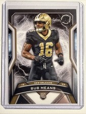 Topps 2024 Resurgence Rookie Bub Means #167 New Orleans Saints NFL Football