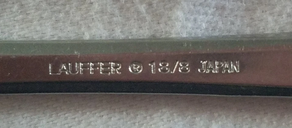 Lauffer CHEVALIER 18-8  Stainless Forks Teaspoon  Knife 4 Pc Place Setting  - Image 4 of 4