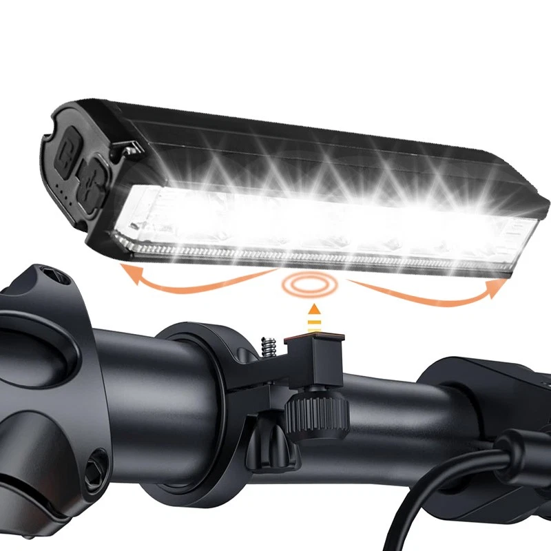Bike Front Light Bar Bicycle USB Rechargeable LED Night Riding Lamp Headlight