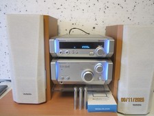 Technics SC-HD505 Sistema Hi-Fi in Argento Design Mini Impianto con Lettore Mp3