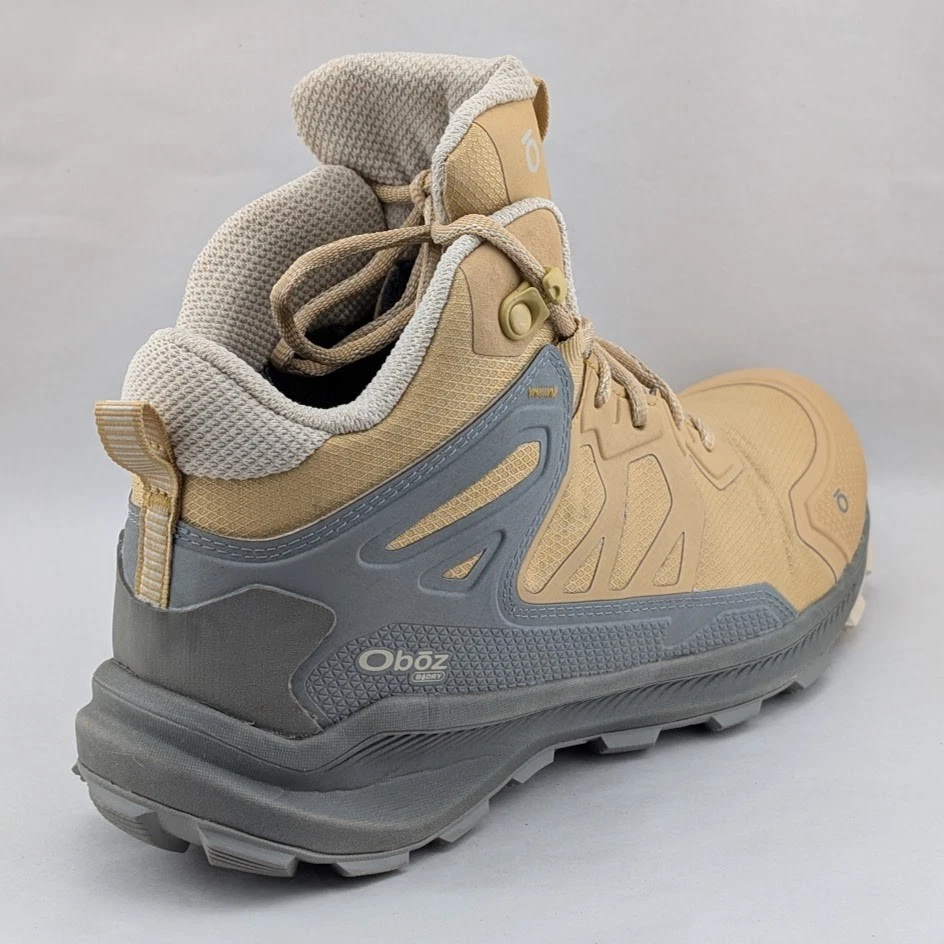 Женские водонепроницаемые туристические ботинки Oboz Katabatic Mid B-Dry размер 9,5 цвет желудь веганский - Изображение 3 из 4
