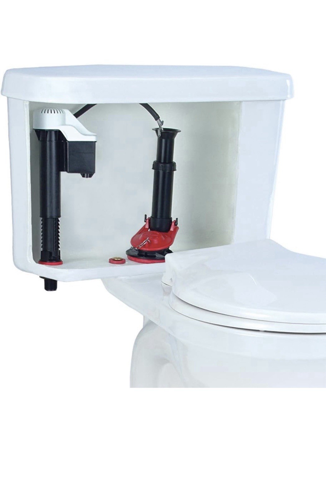 Korky Universal Complete 4010 Toilet Repair Kit - Fill/Flush Valve - Bowl Gasket