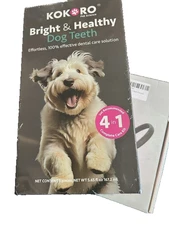 New Sealed KOK RO Pet Science COMPLETE DOG TEETH CLEANING KIT - Cats Too!