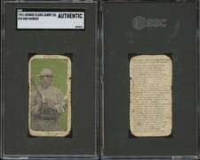 1911 E94 George Close Candy Red Murray ~ olive background ~ SGC Authentic
