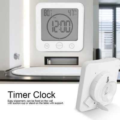 Wanduhr LCD Digital Wasserdicht Zimmertimer 1 PC Einfache Installation