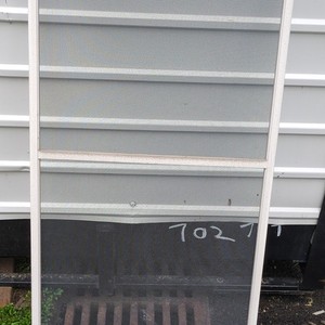 White Window Screen Panel Screen with Frame 20 x 47" in white.  Easy Install