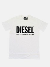 Diesel T Diego Logo Tee T-Shirt White Size M