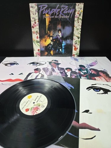 Prince Purple Rain Lp Vinyl 1984 1st Press Shrink/Insert/Poster EX/VG++