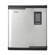 Commercial Ice Maker Head: 300 lb Daily Output, Self-Clean, Timer, 132 Trays