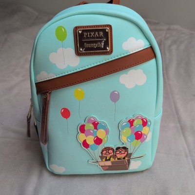Loungefly Disney Pixar Up Adventure Carl & Elllie Mini Backpack & CardHolder