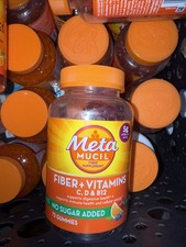 Metamucil Fiber Plus Vitamins C, D, & B12, 72 Gummies CITRUS BERRY EXP 12/26