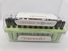 ImpressArt ARCADIA 3mm Stamp Kit - Alphabet Uppercase Set - 33 pcs