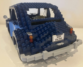 Lego Volkswagen Beetle 10187 Car 100% Complete Set Box Instructions 2008 Rare