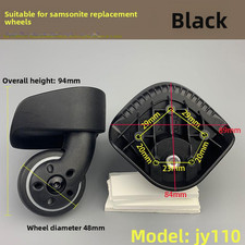 Replacement Wheels For Samsonite Luggage Trolley With Universal Wheels